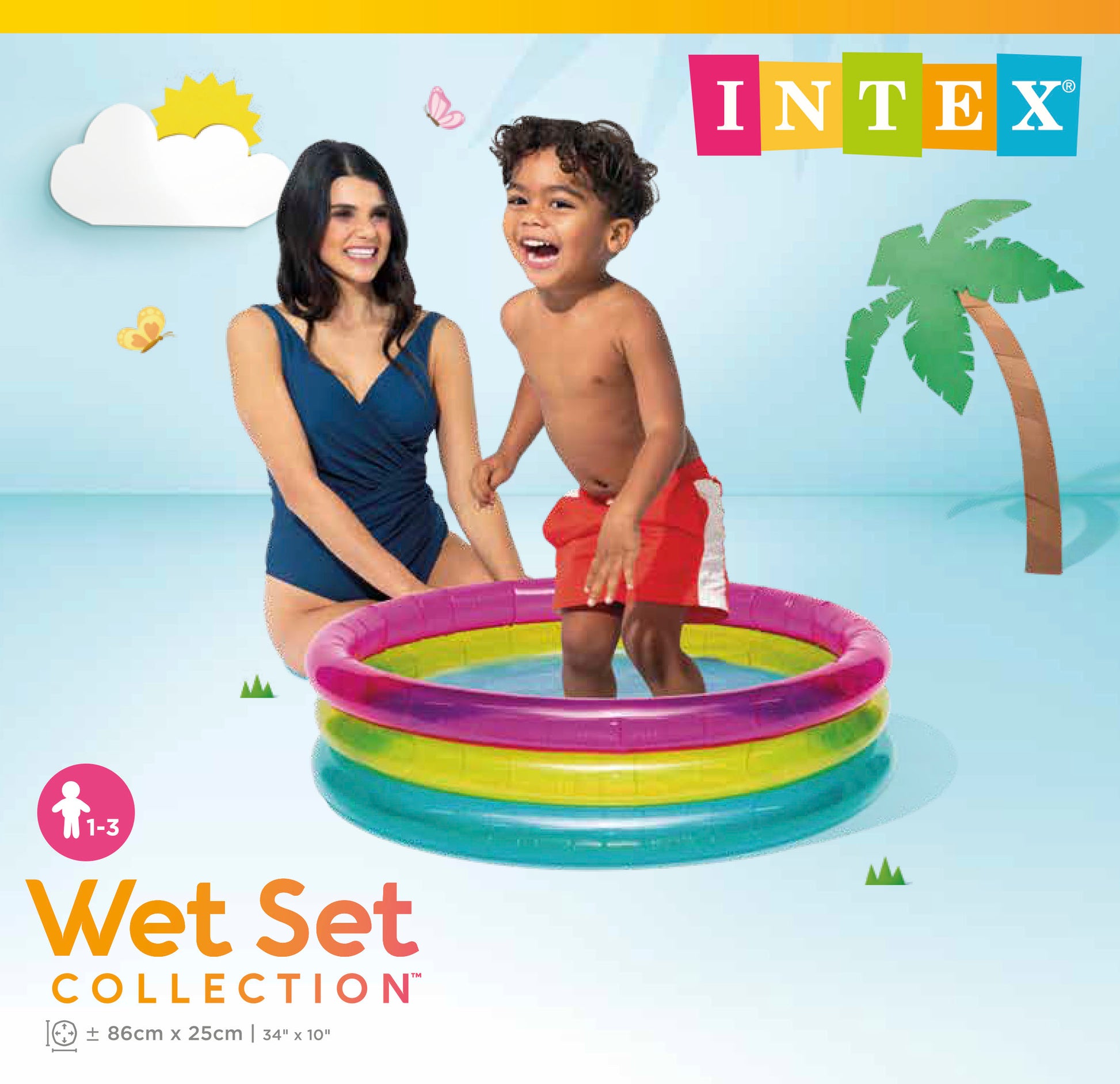 Intex Rainbow Baby Pool 57104 - Image 3