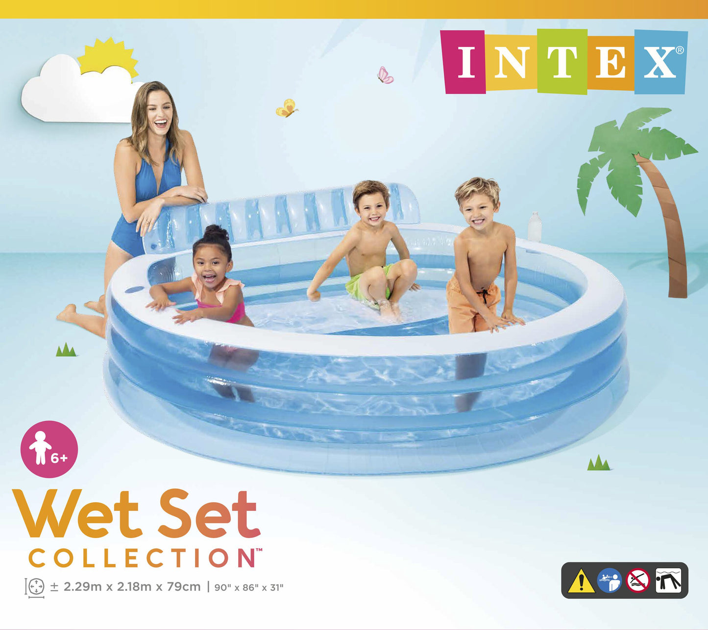 Intex Swim Centre Family Lounge Pool - 57190 - Image 8