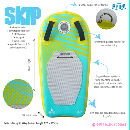 Spire Skip Inflatable Body Board - SP-BB-84 - Image 2