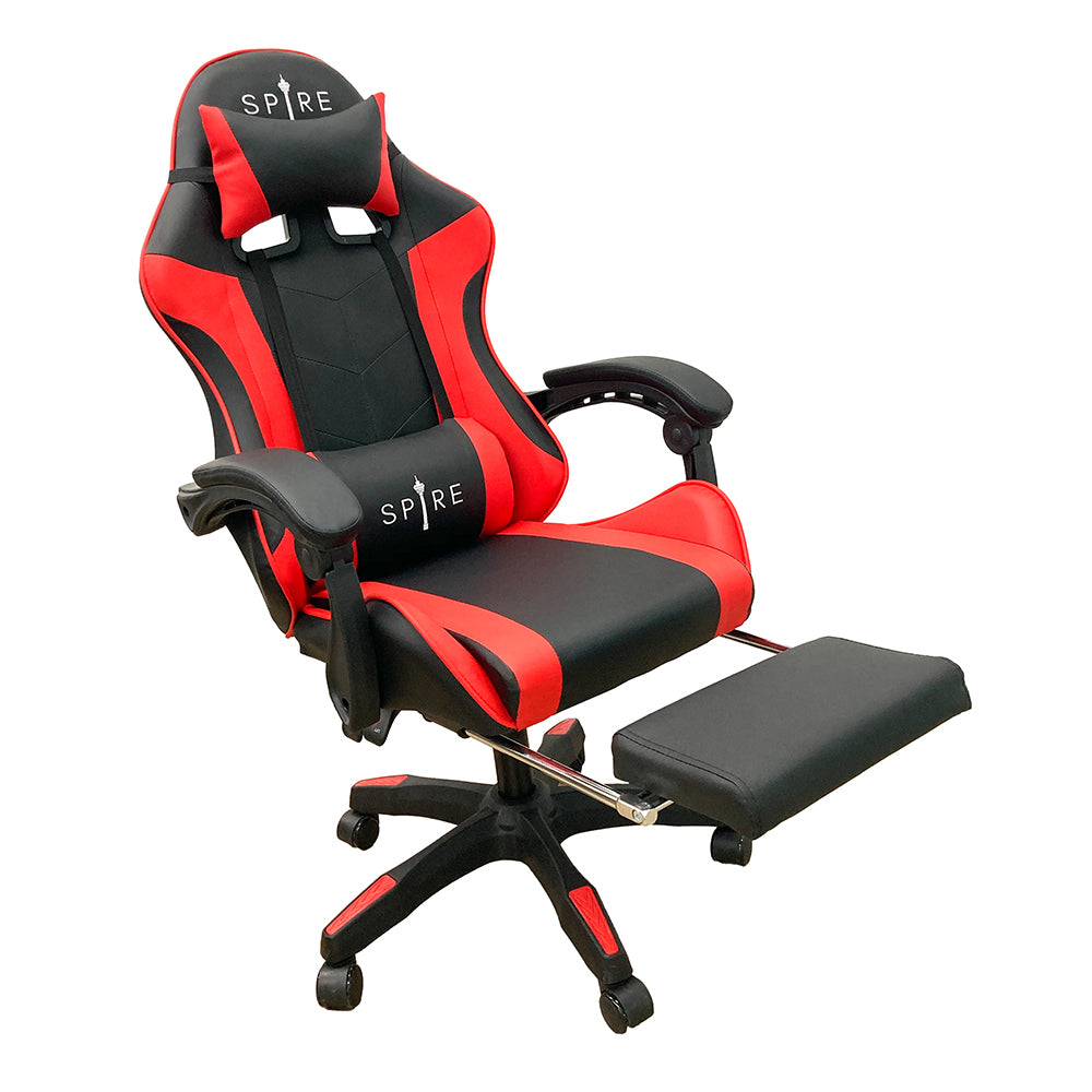 Spire Zinc Adjustable Gaming/Office Chair Red And Black 813A - Image 4