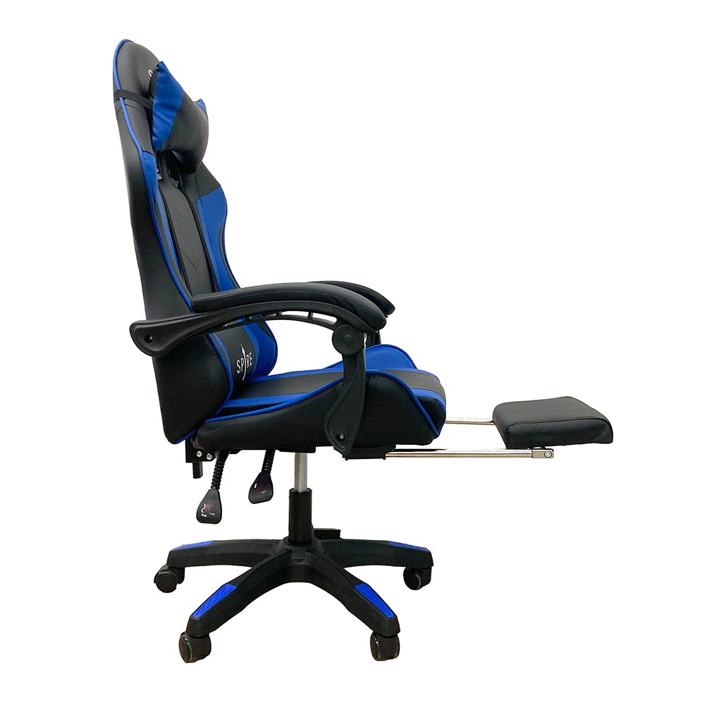 Spire Zinc Adjustable Gaming/Office Chair Blue And Black - 813F - Image 2