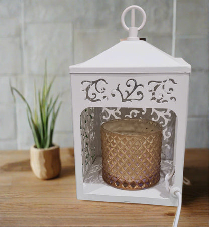 White Cottage Lantern - Image 3
