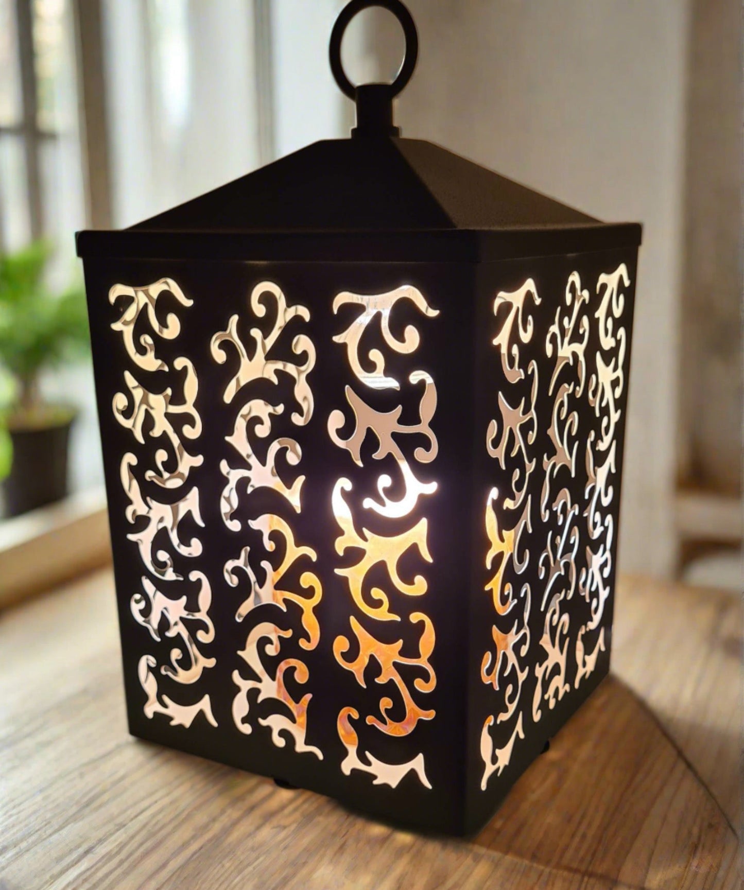 White Cottage Lantern - Image 5