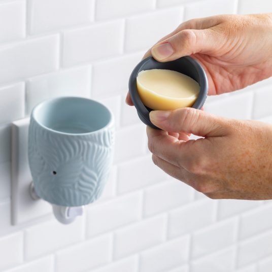 Wheat & Ivory Flip Dish Pluggable Warmer - Image 3