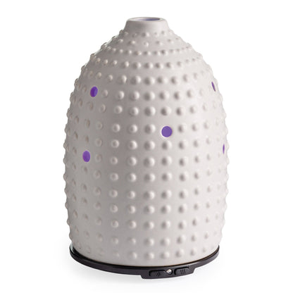 Gray Hobnail Ultrasonic Aroma Diffuser - Image 3