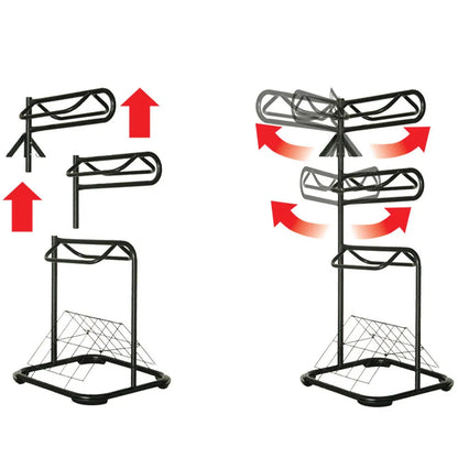 Samland Heavy Duty Three Tier Rotable Saddle Stand Saddle Rack - Image 2