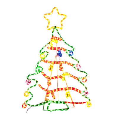 Samland Christmas Tree Motif Rope Light Large 118cm Height - Image 3