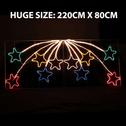 Samland Led Animated 10 Stars Motif Rope Light for Christmas 2.2m - Image 2