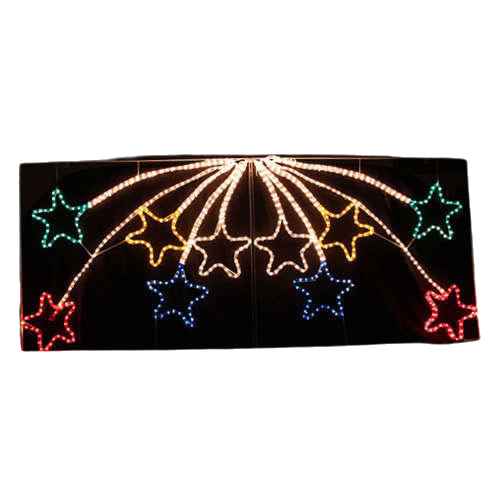 Samland Led Animated 10 Stars Motif Rope Light for Christmas 2.2m - Image 3