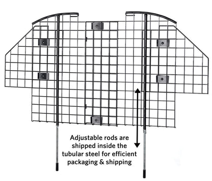 Samland Universal Pet Barrier Fence for Car Van 4WD Vehicles Duty Wire Mesh Car Guard - Image 3