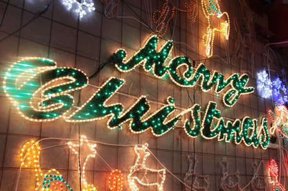 Samland 5.5m Merry Christmas Sign Led Rope Light Commercial - Image 2