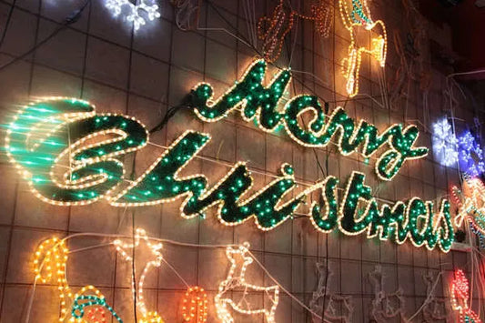 Samland 5.5m Merry Christmas Sign Led Rope Light Commercial - Image 2