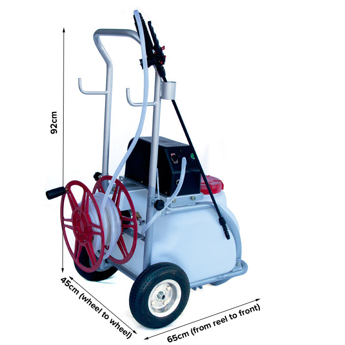 Samland 30L Electric Weed Pest Control Sprayer with Tank 12V Battery Spray Pump Trolley - Image 5