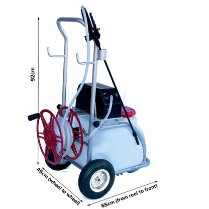 Samland 30L Electric Weed Pest Control Sprayer with Tank 12V Battery Spray Pump Trolley - Image 5