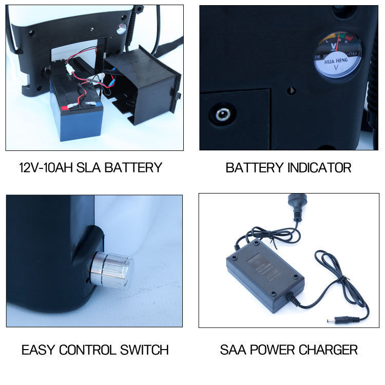 Samland Electric 12V Weed Sprayer & Pest Control Spray Pump Tank Knapsack Battery 16L - Image 5