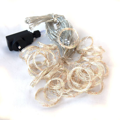 Samland 750 LED 620cmx240cm Copper Wire Curtain Light in Multi Colour - Image 3