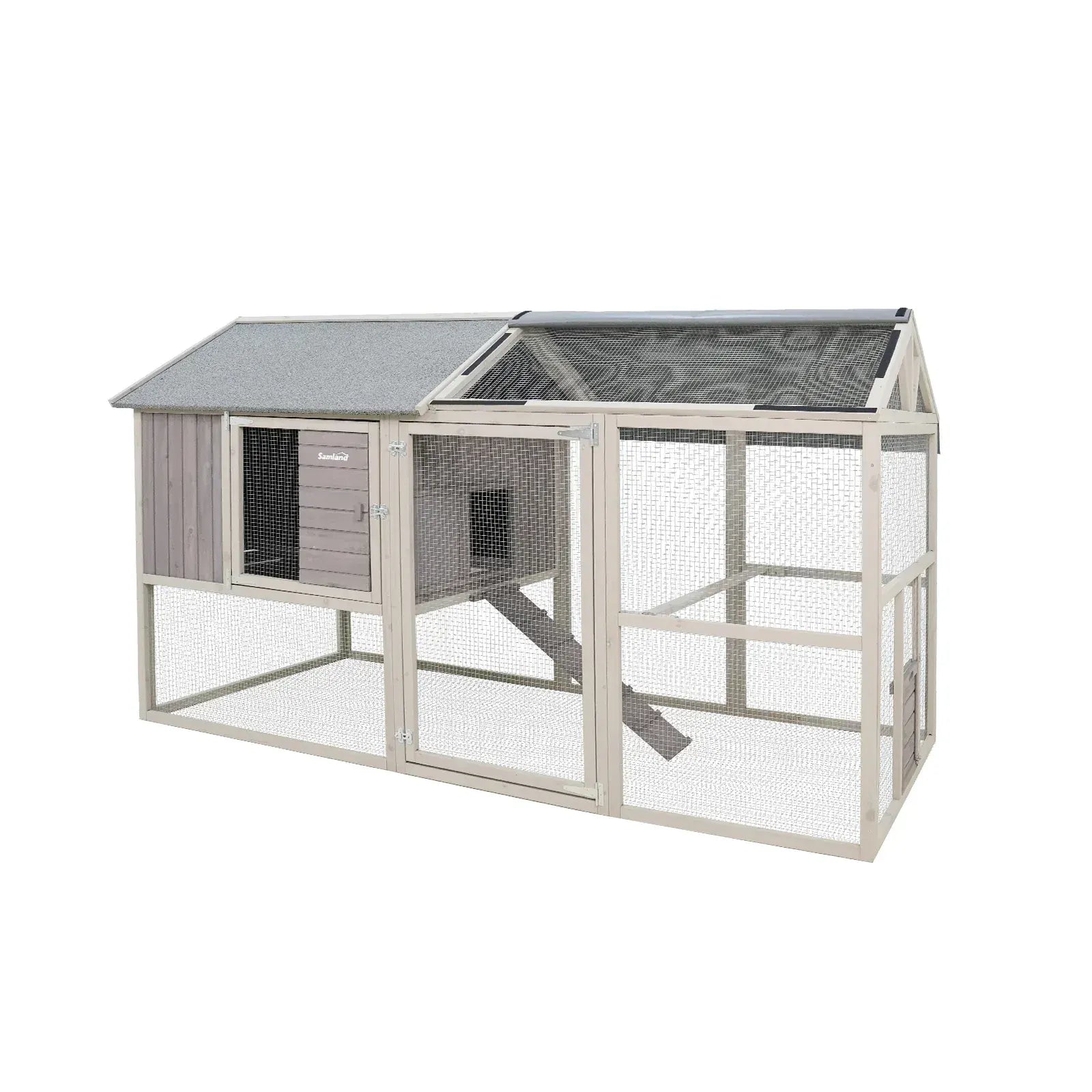 Removable Waterproof Roof Cover for Samland Large Wooden Backyard Chicken Coop DCN2512 - Image 2