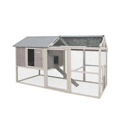 Removable Waterproof Roof Cover for Samland Large Wooden Backyard Chicken Coop DCN2512 - Image 2
