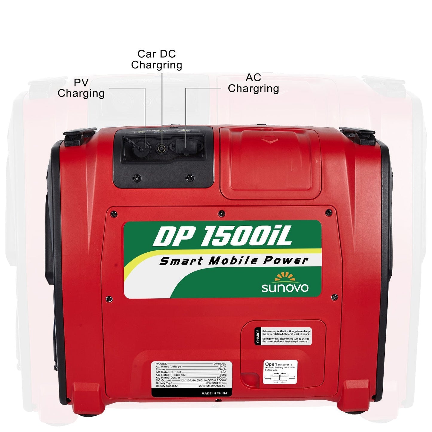 Samland 1500W Portable Power Station Solar Inverter Generator - Image 3