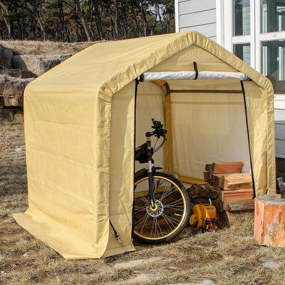 Samland Outdoor Storage Garage Shelter Size 6x6FT - Image 2