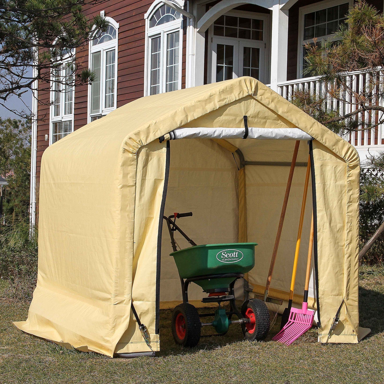 Samland Outdoor Storage Garage Shelter Size 6x6FT - Image 3