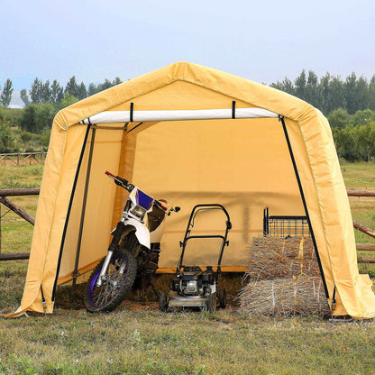 Samland Portable Storage Garage Shelter Size 10x10FT - Image 2