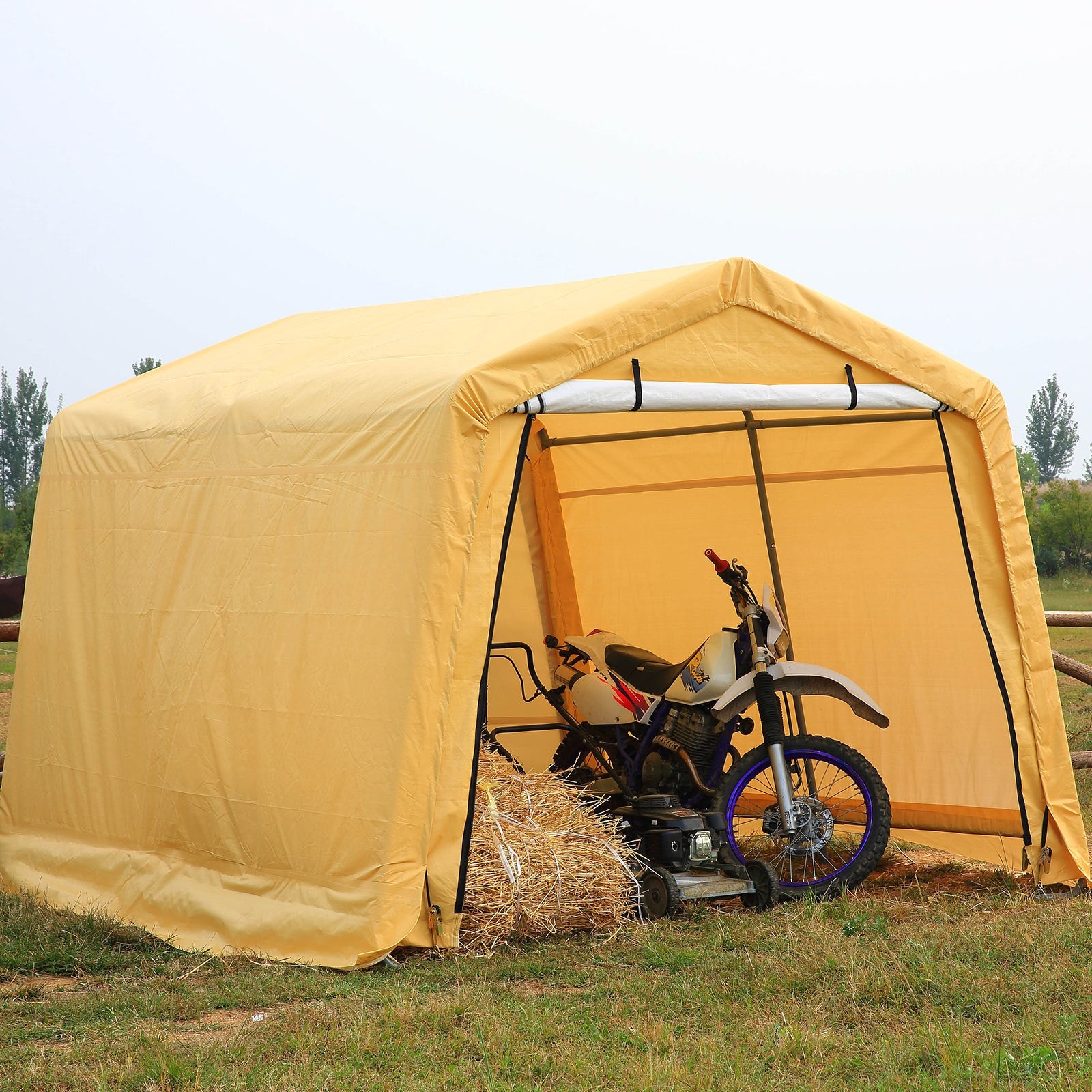 Samland Portable Storage Garage Shelter Size 10x10FT - Image 3