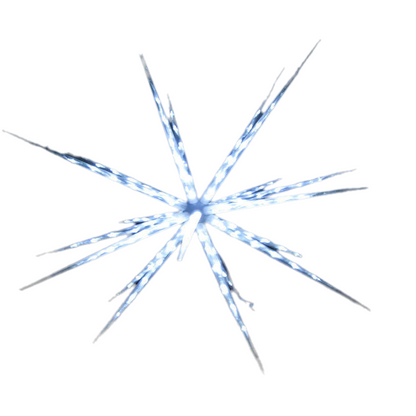 Samland 160 Led Blast Ice Star Ball Christmas Light Decoration White - Image 2