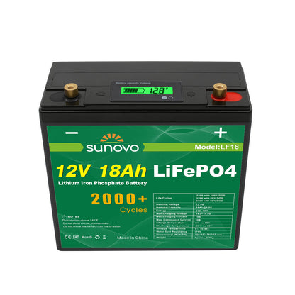 Samland 12V 18AH Deep Circle Lifepo4 Battery Rechargeable Lithium - Image 3
