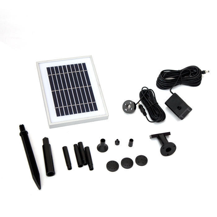 Samland 6V 200LPH Solar Pump with Battery Backup Panel for Small Pond Fountain Feature - Image 2