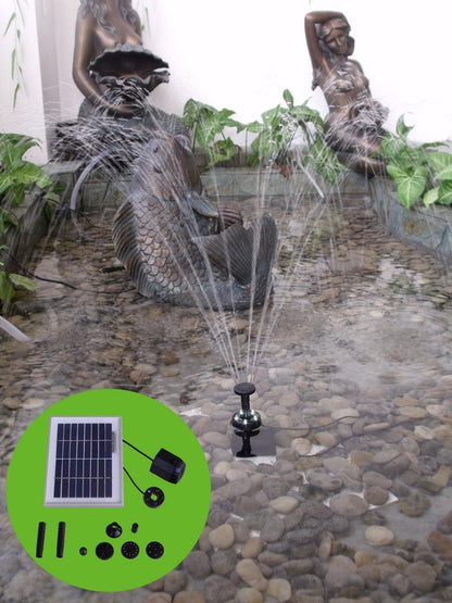 Samland 6V 200LPH Solar Pump with Battery Backup Panel for Small Pond Fountain Feature - Image 4