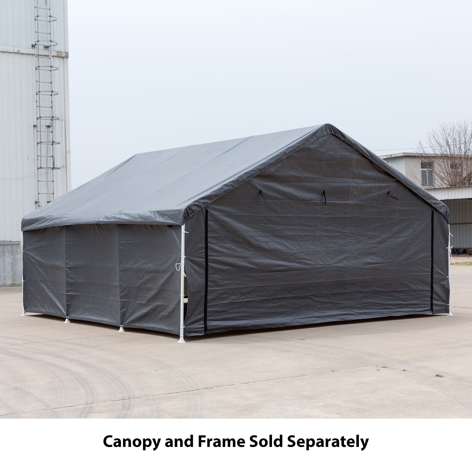 Samland Enclosure Kit (Side Wall Accessory Only) for Portable Double Carport Canopy 18x20FT - Image 2