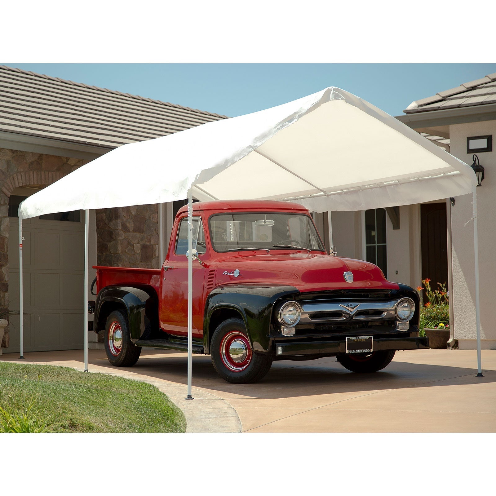 Samland Portable Carport Garage Shelter Canopy 10x20FT - Image 2