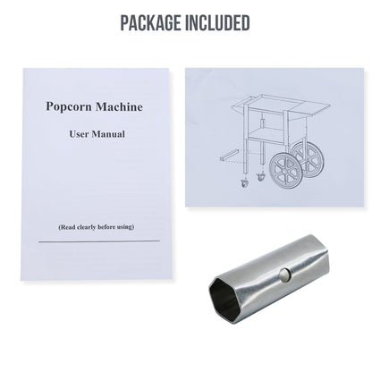 Samland Large Wheeled Cart Trolley for Popcorn Machine - Image 4