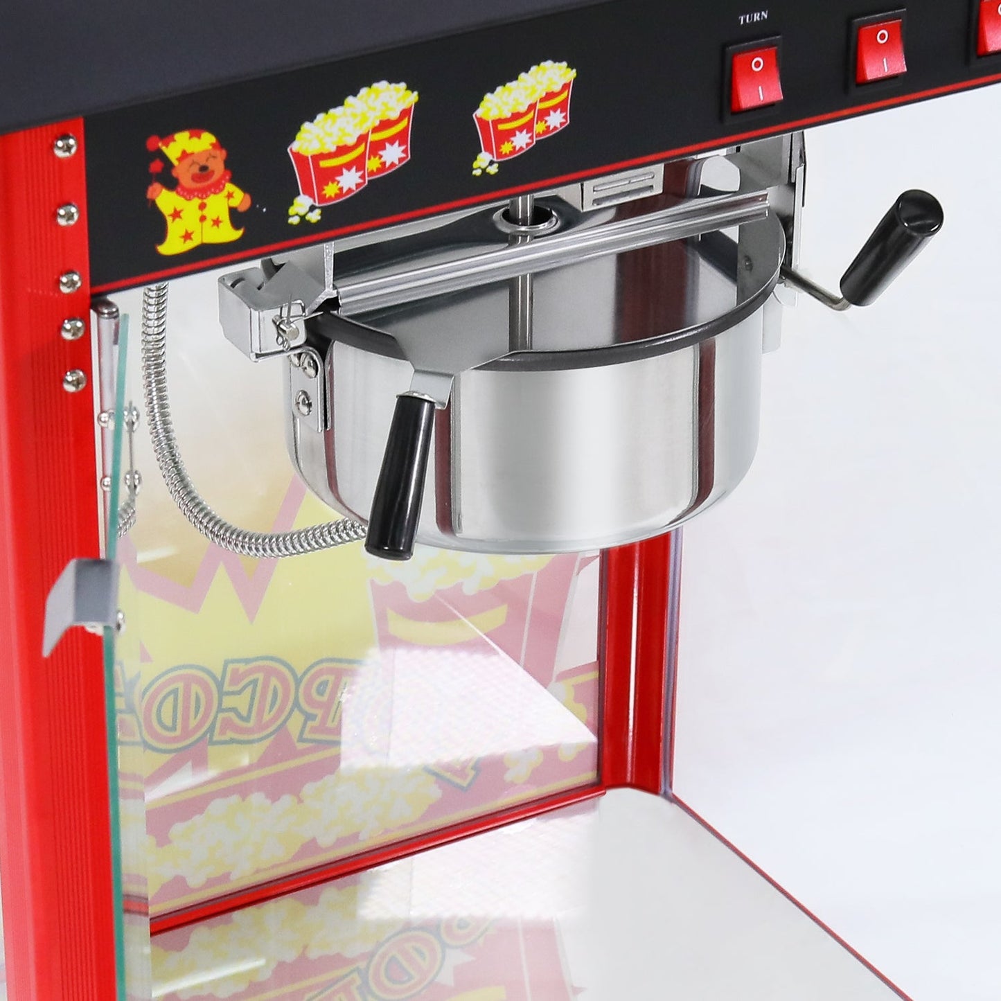 Samland 8OZ Popcorn Machine Maker with Warmer Deck 1350W - Image 3