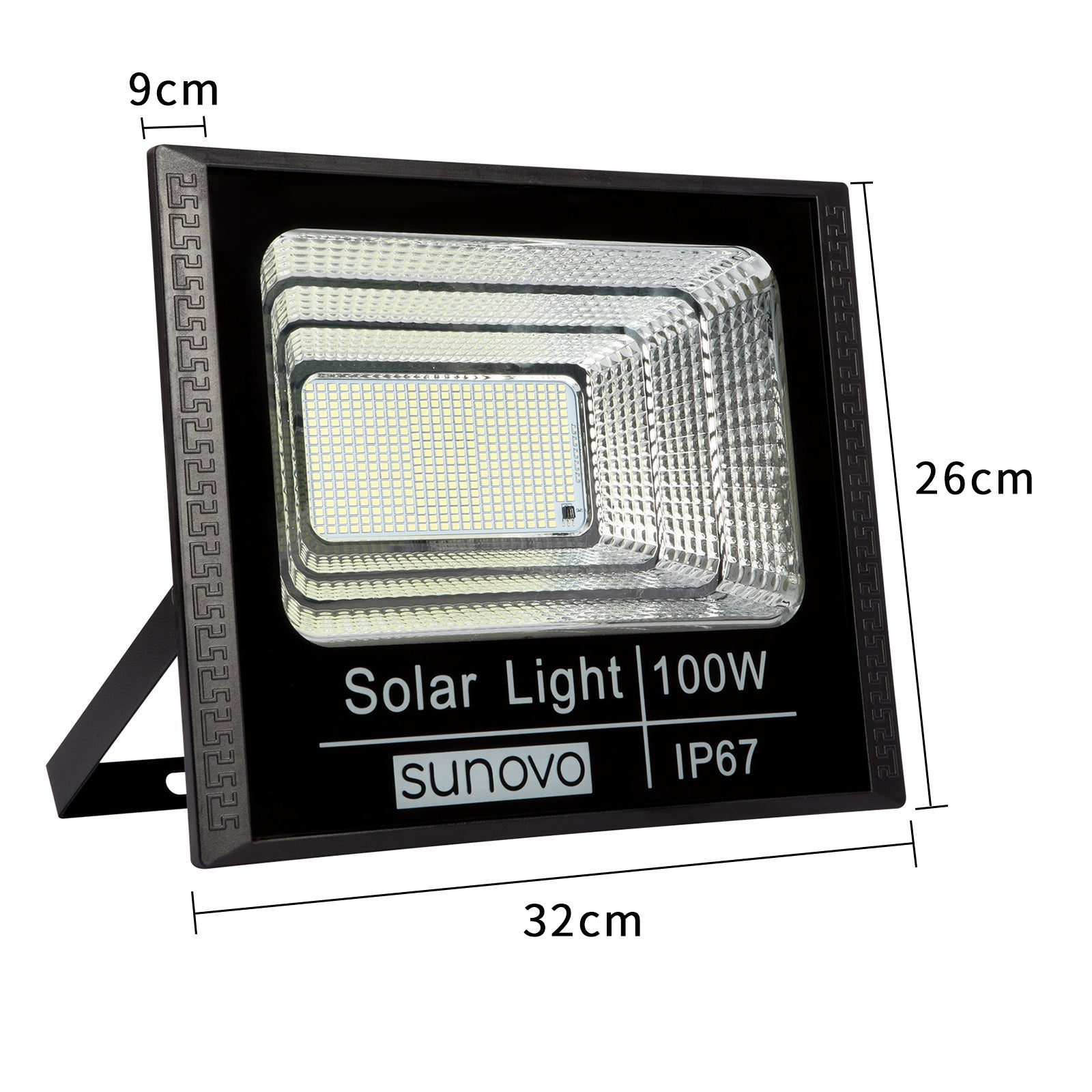 Samland 297 Led Solar Flood Light Outdoor with Remote Control 100W Cold White - Image 3