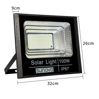 Samland 297 Led Solar Flood Light Outdoor with Remote Control 100W Cold White - Image 3