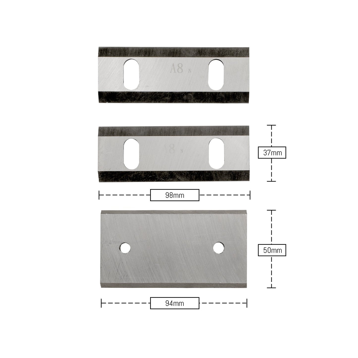 Samland Blade Set for MINI Wood Chipper [Model: WC50/WC50BS] - Image 4