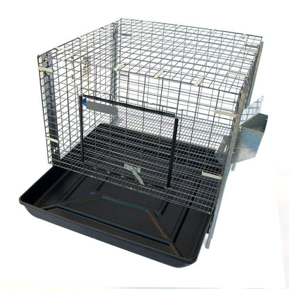 Samland Stackable Rabbit Cage with Feeder Water Bottle - Image 2