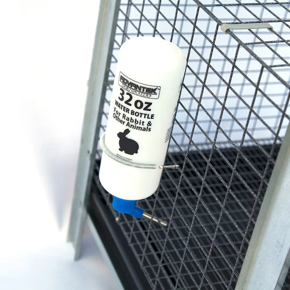 Samland Stackable Rabbit Cage with Feeder Water Bottle - Image 4