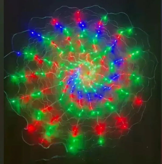 Samland Led Spiral Circle Light for Christmas Decoration Fairy Light Multi Color-256AG - Image 2