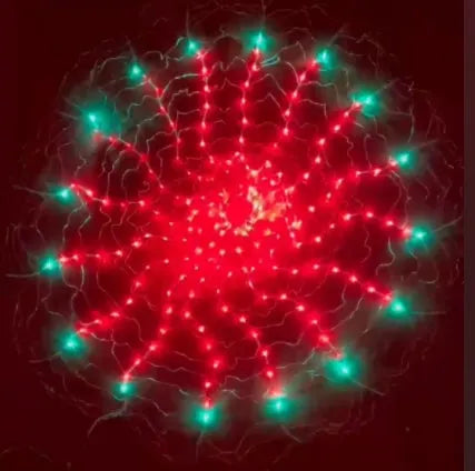 Samland Led Round Circle Wave Effect Fairy Light for Christmas Decoration-256CL - Image 2