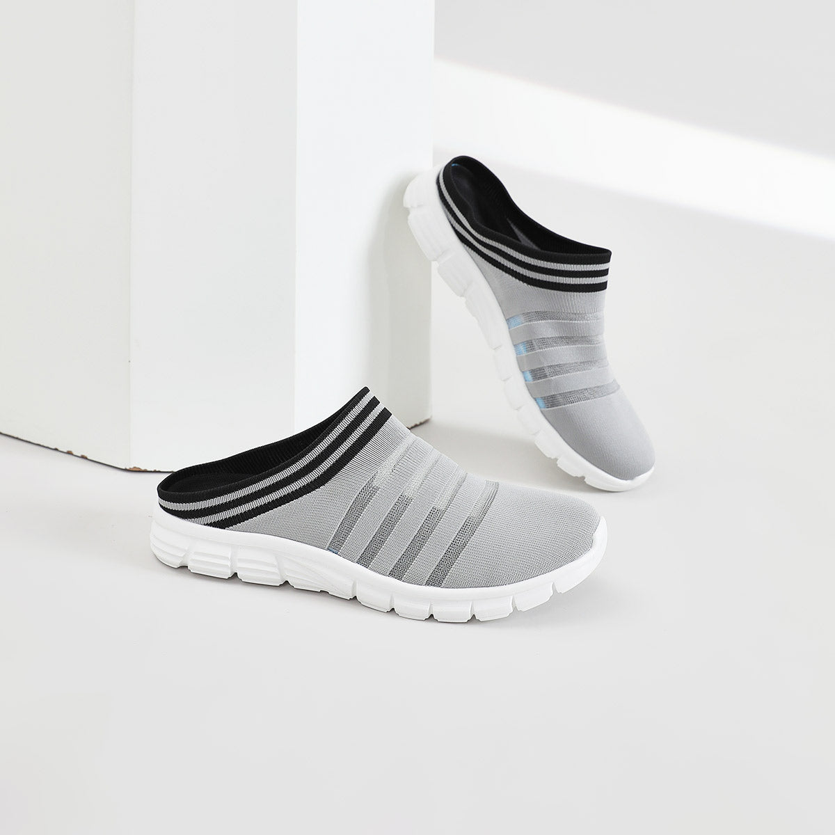 MEN'S BIRD'S NEST HALF-SANDALS  4555 - MEN - Grey / AUS Ladies11/Men9/EU43/26.5cm - Image 3