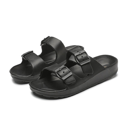 UNISEX BEACH SLIDES 0099 - MEN - Black / AUS Ladies7/Men5/EU38/24cm - Image 7