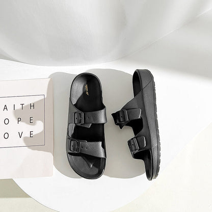 UNISEX BEACH SLIDES 0099 - MEN - Black / AUS Ladies9.5/Men7.5/EU41/25.5cm - Image 4