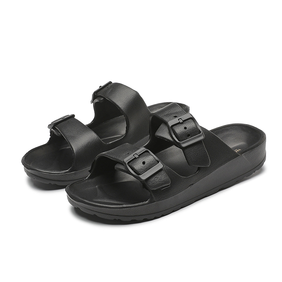 UNISEX BEACH SLIDES 0099 - MEN - Black / AUS Ladies12/Men10/Eu44/27cm - Image 6