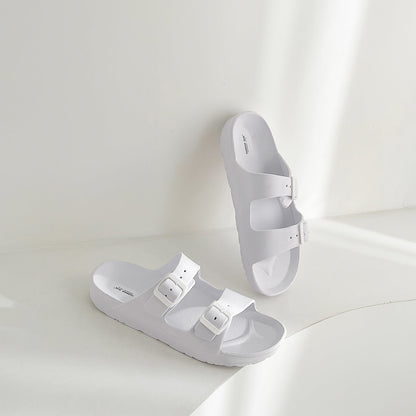 UNISEX BEACH SLIDES 0099 - MEN - White / AUS Ladies5.5/Men3.5/EU36/23cm - Image 3