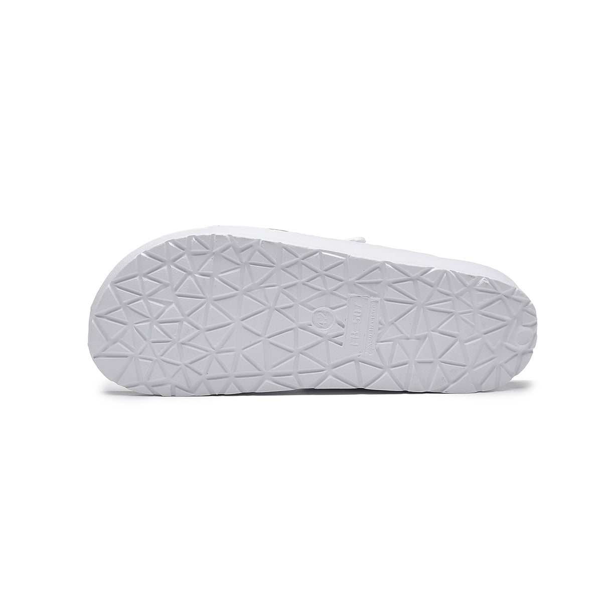 UNISEX BEACH SLIDES 0099 - MEN - White / AUS Ladies9/Men7/EU40/25cm - Image 5