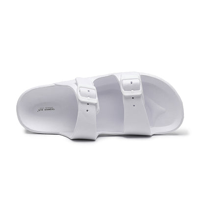 UNISEX BEACH SLIDES 0099 - MEN - White / AUS Ladies9.5/Men7.5/EU41/25.5cm - Image 4