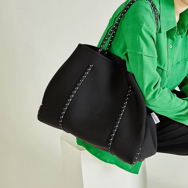 DAILY BEACH BAG-BLACK TB7080 - Image 3